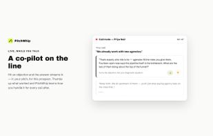 Call mode streams the next line while you talk. Thumbs up what worked.