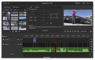 Pitivi screenshot 1