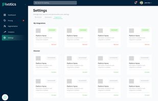 Pivotics - Integration Page