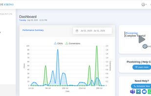 Pivotstring’s Dashboard provides real-time insights into marketing performance, link engagement, and attribution. Visualize key metrics, track campaign ROI, and make data-driven decisions—all from a clean, customizable, and intuitive interface.