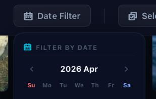 Date filtering to group assets by month, allowing you to track and review your monthly workflow history.