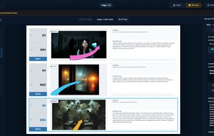 Use your selected best shots to quickly build a storyboard, then export it as a clean PDF for review or sharing.
