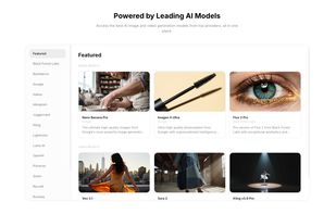 Image and video generation models available on Pixa