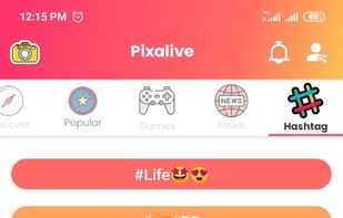 Pixalive screenshot 1