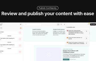 Publish confidently