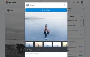 Pixelfed screenshot 1