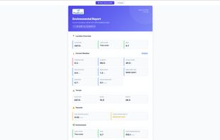 Report for a user defined polygon