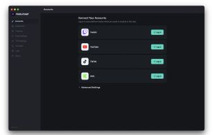 Effortless Account Setup
Log in to each platform once — PixelyChat picks up your username and channel details automatically. No copying stream keys or channel IDs, and your password never passes through PixelyChat at all.