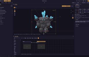 Scene: import a model, place the camera, set the pixel scale