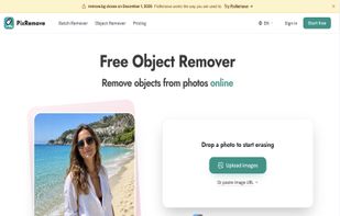 Object remover: brush over people, text or clutter and they disappear from the photo.
