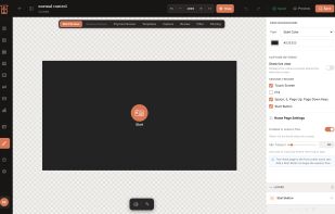 Design every booth screen with drag and drop: start, payment, templates, capture, review and sharing.