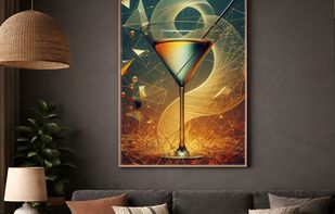 room wall art mockup
