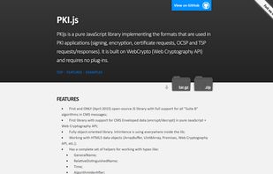 PKI.js screenshot 1