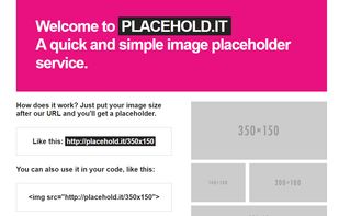 Placehold.it screenshot 1