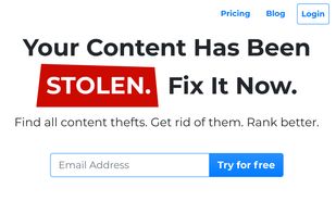 PlagiaShield: scan your domain to find plagiarism.