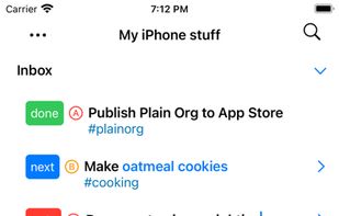 Plain Org screenshot 3