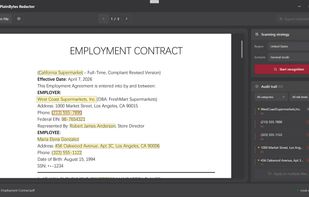 PlainBytes PDF Redactor screenshot 1