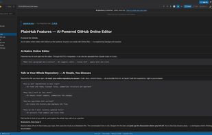 Edit Markdown in your own GitHub repo — every save is a Git commit