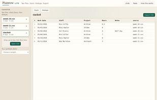 Plainrow screenshot 1
