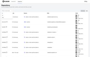 Your backup snapshot list