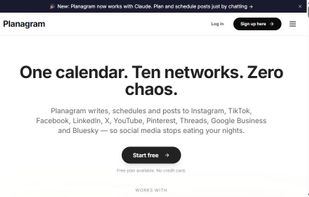 Planagram homepage