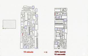 HAND 15M->Planarnest is only 10 s BETTER