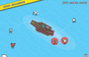 Draw the path to land your planes