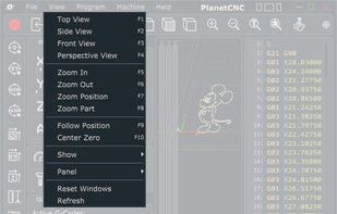 PlanetCNC screenshot 2