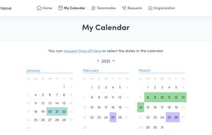 Planleave screenshot 2