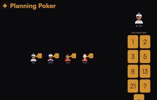 Planning Poker App screenshot 1