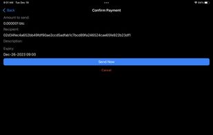Plasma - Core Lightning Wallet screenshot 1