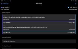 Plasma - Core Lightning Wallet screenshot 2