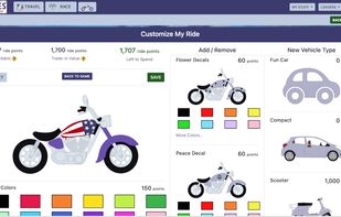 Customizing avatar page