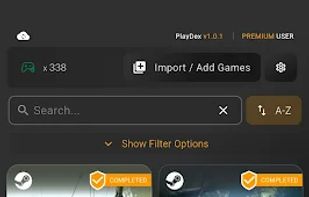 PlayDex Game Library screenshot 1