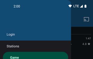 Player for Rainwave screenshot 1