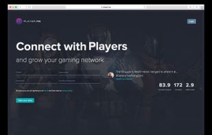 Player.me frontpage