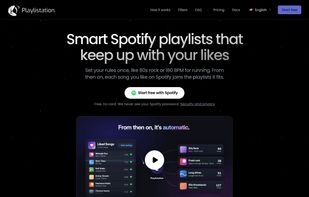 Home

Smart Spotify playlists that keep up with your likes: set your rules once, every new like lands in the playlists it fits.