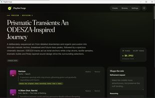 Playlist screen
