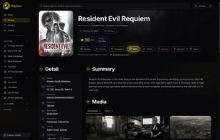 A game profile page with all the details, summary, videos, screenshots, similiar games, all the DLCs etc.