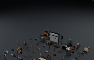 3D automation equipment and reusable component library.
