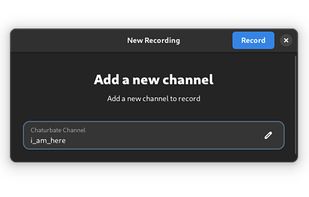 Pleasure DVR GTK screenshot 1