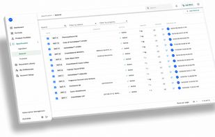 Specification List View