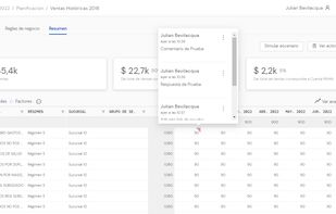 Plika FP&A screenshot 1