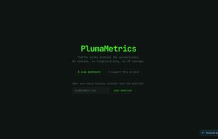 Homepage: https://plumametrics.netlify.app