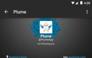 Plume for Twitter screenshot 1