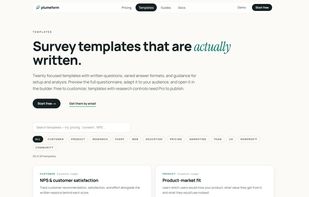 Plumeform screenshot 1
