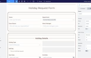 Plumsail Forms online designer