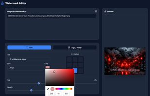 Bulk Watermarking: Add text or logos with adjustable transparency and grid positioning to protect your entire catalog instantly.