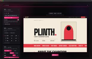 Capture window for creating a stack of viewports to capture at