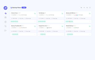 View of All your backup plans